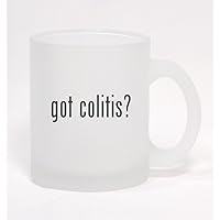 got colitis? - Frosted Glass Coffee Mug 10oz