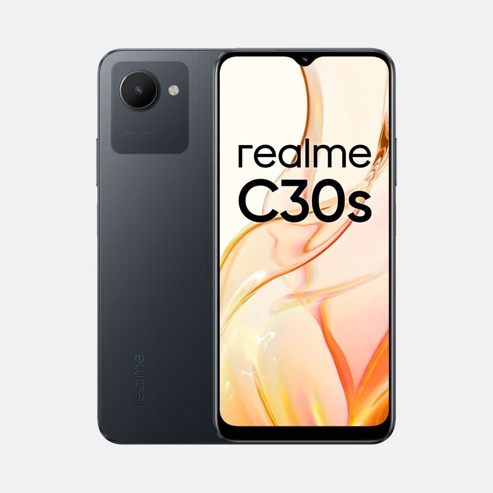 realme C30s Dual-SIM 32GB ROM + 2GB RAM (Only GSM | No CDMA) Factory Unlocked 4G/LTE Smartphone (Stripe Black) - International Version