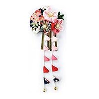 SmilePunk Japanese Tsumami Hair Pin Decor Kanzashi Hair Sticks Picks Fit for Kimono Hanfu Accessories Long