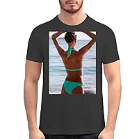 Martha Hunt - Men's Soft Graphic T-Shirt PDI #PIDP517469