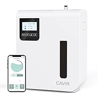 Bluetooth Smart Scent Air Machine for Home,2000 Sq. Ft Coverage Waterless Essential Oil Diffuser with Cold Air Technology, HVAC Diffuser Scent System for Large Room, White Aromatherapy Diffuser