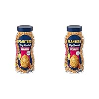 Sweet and Spicy Peanuts, Party Snacks, Plant-Based Protein, 16 oz Jar (Pack of 2)