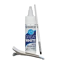 Walker Tape Co. Great White Wig Bonding Adhesive, 1.4oz, Liquid, With Hair Clip and Brush