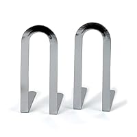 Spectrum Diversified Elements Bookends, Small, Chrome