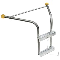 Tie Down Roof Zone Height Adjustable Roofing Standoff Safety Ladder Stabilizer w/Surface Protection | Quick Connect Assembly | Great for Residential/Commercial/Industrial