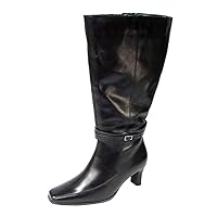 Peerage Brook Women Wide Width Leather Knee High Boots for All Occasions