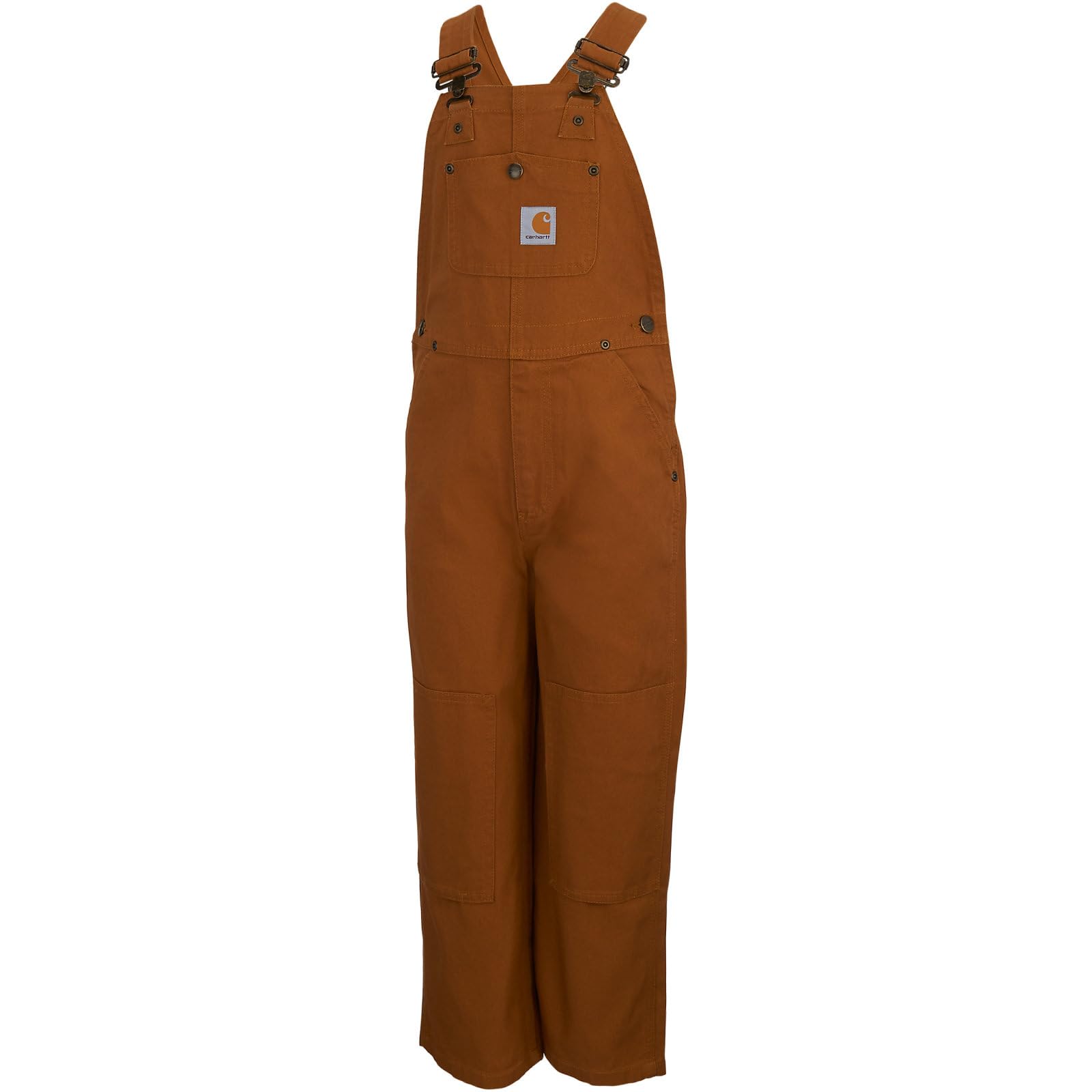 Carhartt boys Bib Overalls (Lined and Unlined),Carhartt Brown Canvas,8