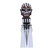 Officially Licensed Iron Maiden Book of Souls Bottle Stopper, Silver, 10cm
