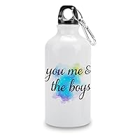 Aluminum Water Bottle 14oz Reusable Water Bottles You Me & The Boys Survival Water Bottles Carbonated Drinks For Travelling Custom Mother'S Day Gifts For Baseball Mama Teacher