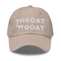 Throat Goat Hat (Embroidered Dad Cap) Funny Vulgar Hats