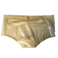 Men Latex Briefs Bag Transparent Sexy Underwear Tight Underwear Latex Clothing