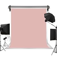 Kate, Light Pink Microfiber 10ft×12ft Backdrop, Photography Background for Children, Studio, Headshots, Photo Booth, Portrait, Wedding, Party Decoration