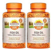 Fish Oil 1000 mg, 2 Count