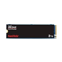 SanDisk 2TB SSD Plus M.2 NVMe SSD - PCIE Gen 3.0, Up to 3,200 MB/s - Internal Solid State Drive - SDSSDA3N-2T00-G26