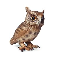 Simulated Owl Model Figure Toy, Realistic Owl Animal Figurines Collection Playset Home Decor Science Educational Props Toys