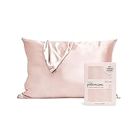 Kitsch Satin Pillowcase for Hair and Skin Queen, Softer Than Silk Pillow Cases for Hair, Cooling Satin Pillowcase with Zipper, Pillow Case Covers, Satin Pillow Cases Standard Size (Blush, 1 Pack)