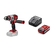 Einhell Professional Cordless Drill TP-CD 18/80 Li BL (Brushless, 80 Nm, 13 mm Drill Chuck, 2 Gears, 19 Torque Levels, Drill Level, Includes 3.0 Ah Plus Battery & Charger)