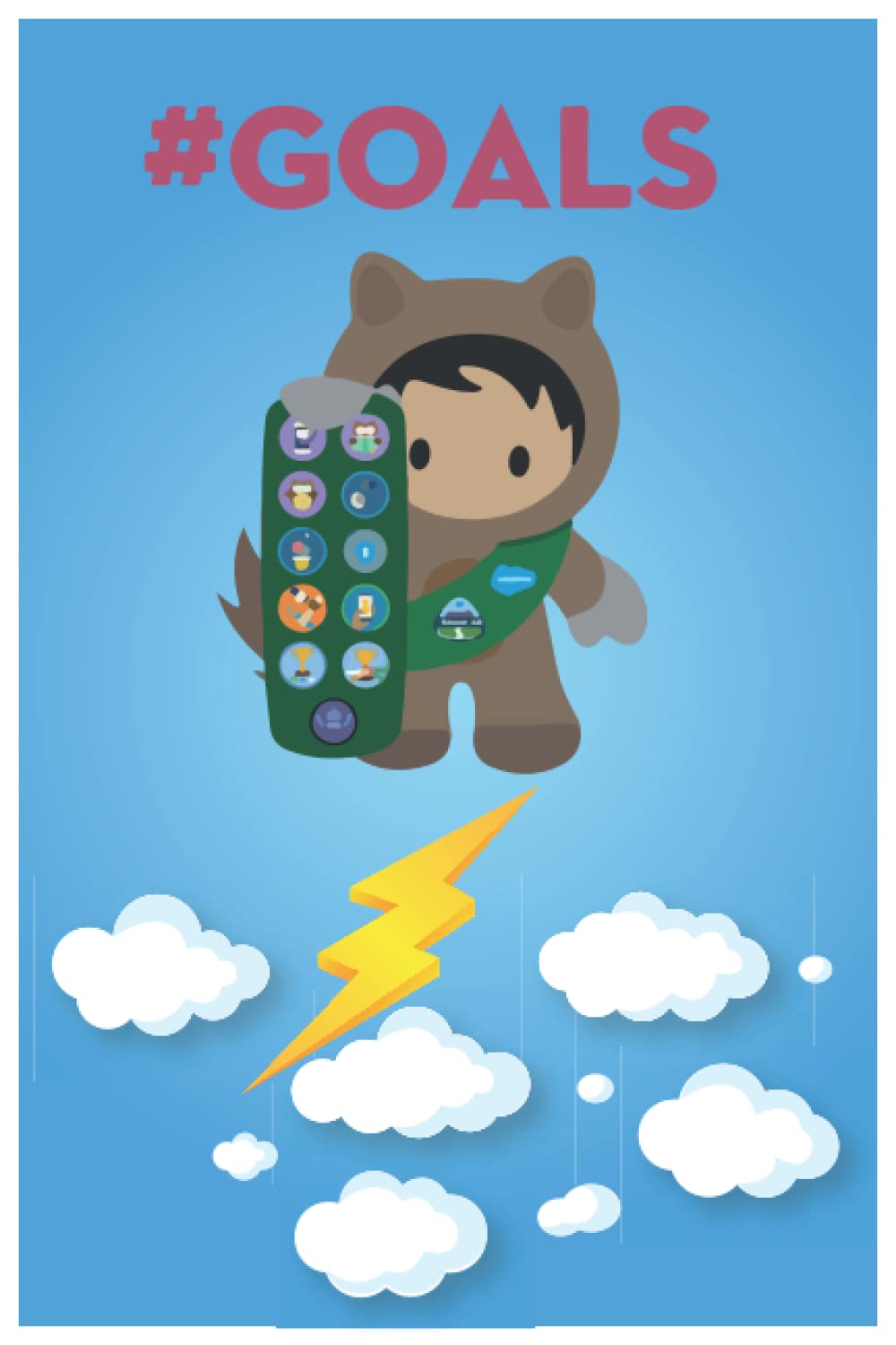 Salesforce Trailblazer Goals Trailhead Ranger: Lined Notebook / Journal Gift, 100 Pages, 6x9, Soft Cover, Matte Finish (Salesforce Funny Notebooks) (French Edition)