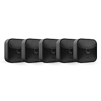 Blink Outdoor (3rd Gen) – wireless, weather-resistant HD security camera with two-year battery life and motion detection, set up in minutes – 5 camera system
