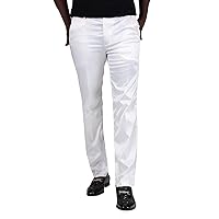 Barabas Men's Solid Color Shiny Chino Pants VP1010