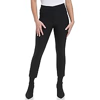 Women's Everyday Slim Ankle Button Waist Novelty Synthetic Trouser
