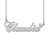 Customized Custom Made Any Name Necklace for Women Girls in Gold Silver