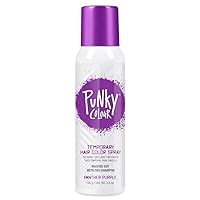 Temporary Hair Color Spray-On, Panther Purple, Non-Damaging Instant Hair Dye, No Bleaching Needed, Non-Sticky, Washable and Leaves No Residue, 3.5 oz, 1 Pack