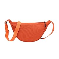 Nylon Crossbody Bag Fashionable Dumpling Sling Bag for Women Men for Travel and Daily Commute