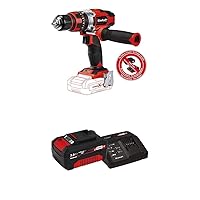 Einhell TE-CD Power X-Change 18-Volt Cordless 1/2-Inch, 390 Inch-Lbs, MAX 1500 RPM, Impact Hammer Drill/Driver w/ 21+1+1 Torque Settings, LED, 2 Speed Gearing, Kit (w/ 3.0-Ah Battery + Fast Charger)