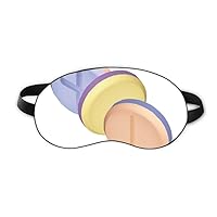 Health Care Products Pill Pattern Illustration Sleep Eye Shield Soft Night Blindfold Shade Cover