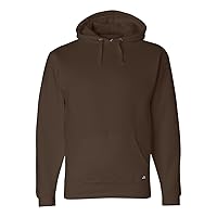 J America Adult Premium Fleece Pullover Hood (Brown) (3X)