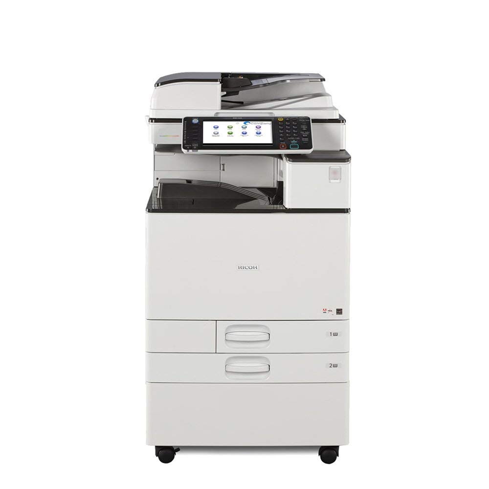 Refurbished Ricoh Aficio C2503 Color Multifunction Copier - A3, 25 ppm, Copy, Print, Scan, 2 Trays with Stand (Certified Refurbished)