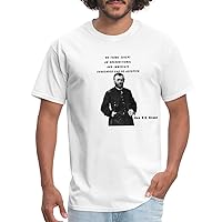 Spreadshirt Gen. Ulysses S. Grant Quote Men's T-Shirt