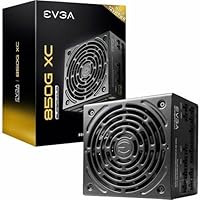 EVGA Supernova 850G XC ATX3.0 & PCIE 5, 80 Plus Gold Certified 850W, 12VHPWR, Fully Modular, ECO Mode with FDB Fan, 100% Japanese Capacitors, Compact 150mm Size, Power Supply 520-5G-0850-K1