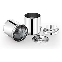 Stainless Steel South Indian Filter Coffee Drip Maker Madras Kaapi/Kappi Drip Decoction Dripper Home Kitchen, Silver