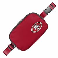 FOCO NFL Gameday On The Move Crossbody Belt Bag - Officially Licensed - Stadium Approved - Adjustable & Stylish