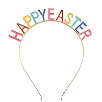 Happy Easter Headband Colorful Easter Hair Hoop Easter Costume Headwear for Women Girls