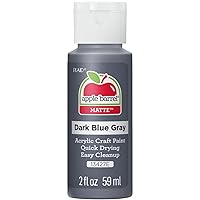 Acrylic Paint, Dark Blue Gray 2 fl oz Classic Matte Acrylic Paint For Easy To Apply DIY Arts And Crafts, Art Supplies With A Matte Finish