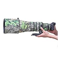 Camouflage Waterproof Lens Coat for Nikon Z 400mm f/2.8 TC VR S Rainproof Lens Protective Cover (Green Leaf Camouflage)