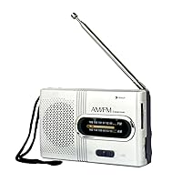 Portable Mini Radio Dual Band Music Player Speaker Telescopic Antenna Outdoor Radio Stereo