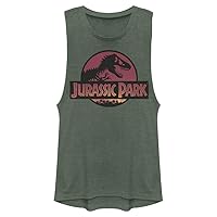 Jurassic Park Safari Logo Women's Muscle Tank