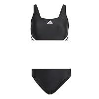 adidas Women's 3-Stripes Bikini Swimsuit (Pack of 1)