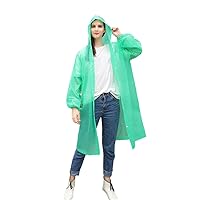 Waterproof Jacket Clear PVC Raincoat For Women Men Kids Rain Coat Hooded Poncho Outdoor Travel