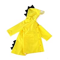 Yellow Raincoat for Kids Girls Boys Poncho Dinosaur Toddler Rain Coats Wear