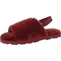 INC Mens Faux Fur Indoor/Outdoor Slingback Slippers