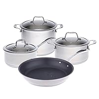 304 Stainless Steel Gift Pot Set Four Pieces of Household Non-Stick Frying Pan Milk Soup