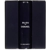 Bleu De Eau De Parfum Travel Spray for Men 3 X 0.7 Oz, 2.1 Fl Oz, 3 pc set (purse spray)