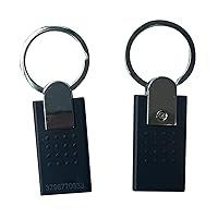 125khz RFID Access Key Fob Black Color Metal (Pack of 5)
