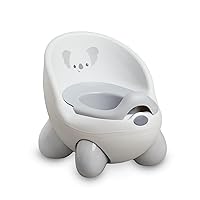 Potty Pals Potty Seat - Potty Training Toilet, Removable Bowl with Splashguard, Slip Resistant Feet, Gray Koala