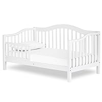 Austin Toddler Day Bed in White, Greenguard Gold Certified 54x30x29 Inch (Pack of 1)